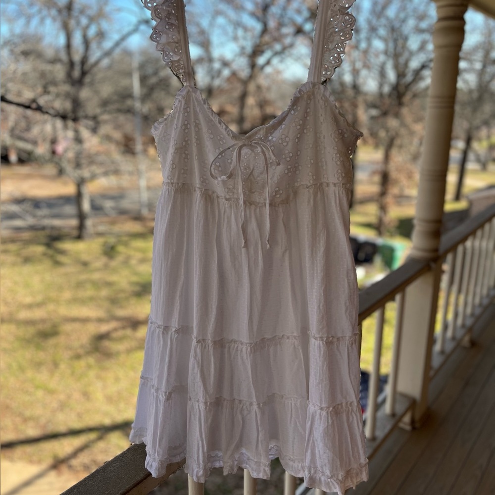Altard state white mini dress size large
